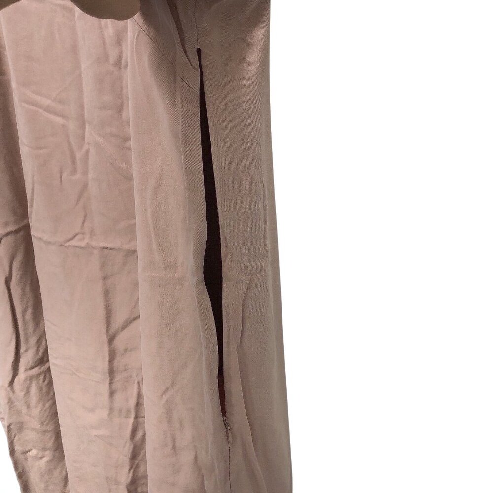 Thread And Supply Solid Tan V-Neck Sleeveless Cri… - image 7